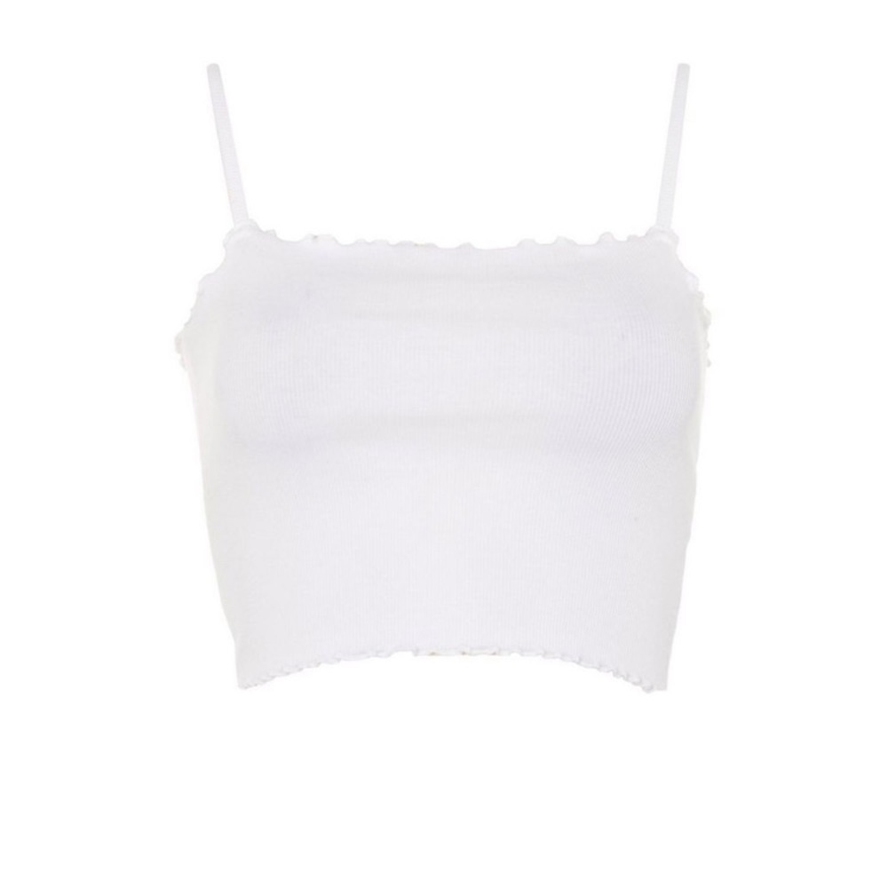 Topshop ‘Riley’ Lettuce Hem Camisole Top